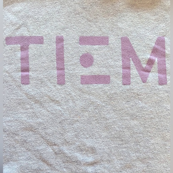TIEM Cropped Hoodie - Gray/Lilac Sz XL - Picture 6 of 6